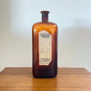 Old Antique Medicine Bottle c 1907 William S Merrell Cincinnati Ohio LARGE